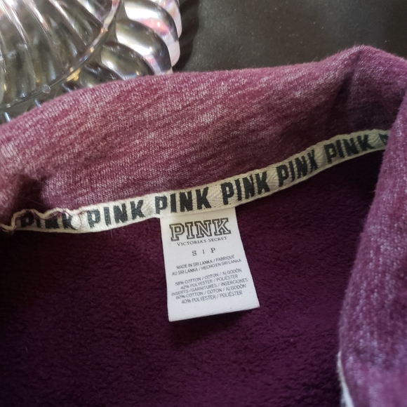 PINK Victoria's Secret 1/4 zip sweatshirt - Picture 3 of 3